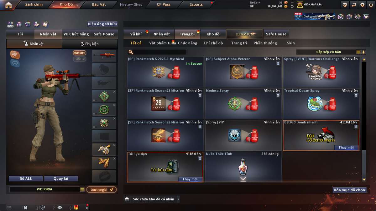 shop acc cf uy tin gia re